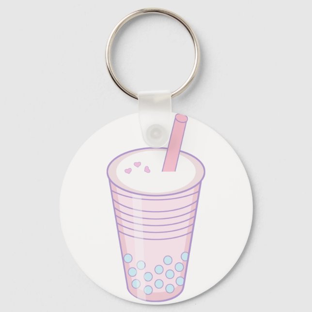 Chaveiro Bubble Tea (Frente)