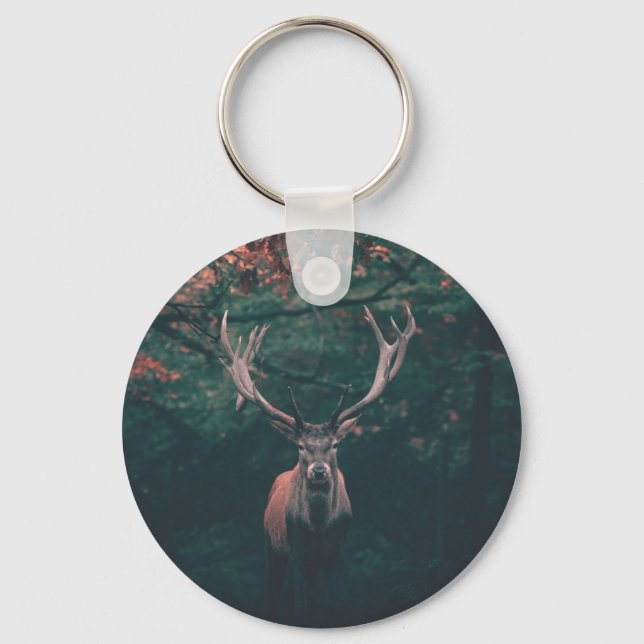 Chaveiro Buck Deer Wild Animal (Frente)