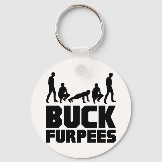 Chaveiro Buck Furpees — Malhação de Burpees (Frente)