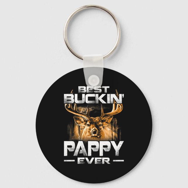 Chaveiro Buckin' Pappy Ever Shirt Deer Hunting Bucking Fath (Frente)