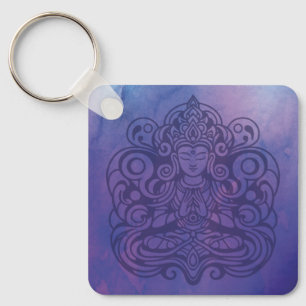 Chaveiro Buda em Paz Roxo