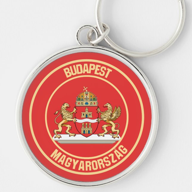 Chaveiro Budapest Round Emblem (Frente)