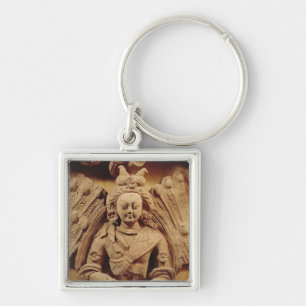 Chaveiro Buddha Sakyamuni, século de Tumshuq do 6o-7o