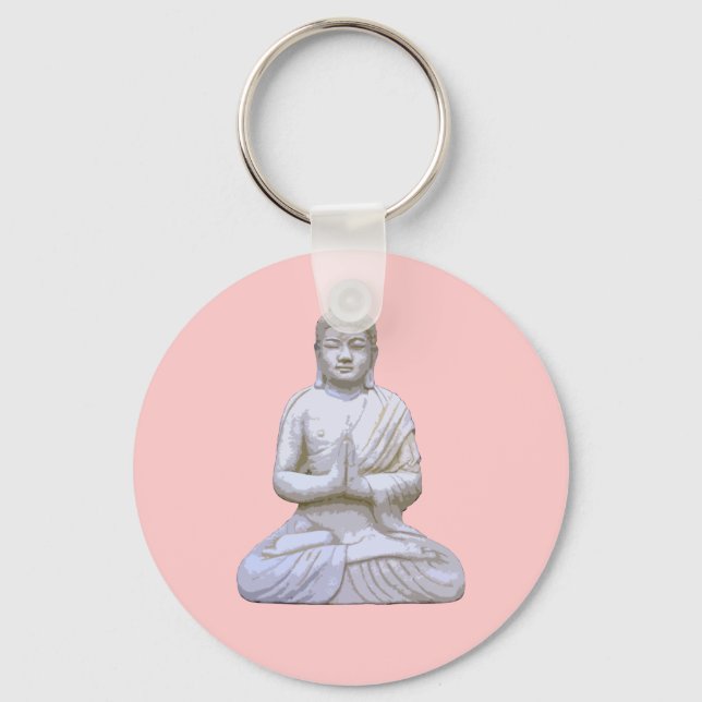 Chaveiro Buddha Sentado ~ Budismo budista (Frente)