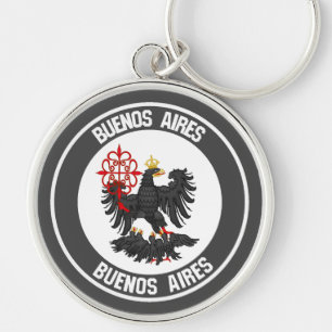 Chaveiro Buenos Aires Round Emblem