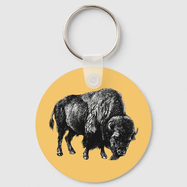 Chaveiro Buffalo American Bison (Frente)