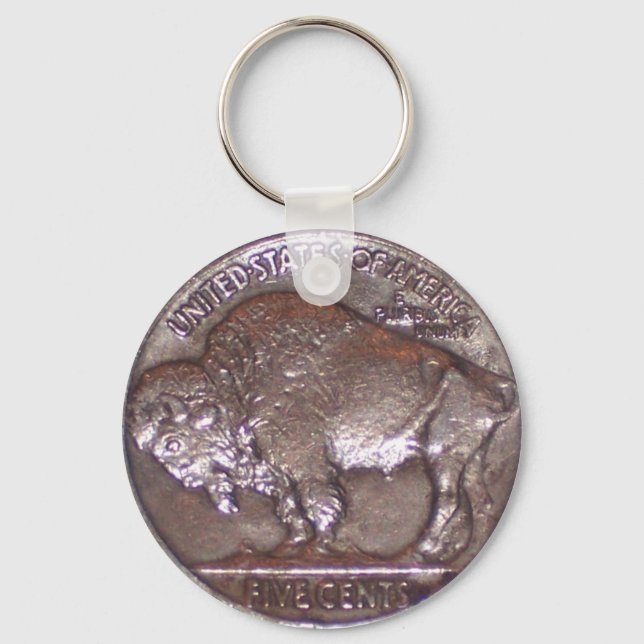 Chaveiro Buffalo Nickel (Frente)