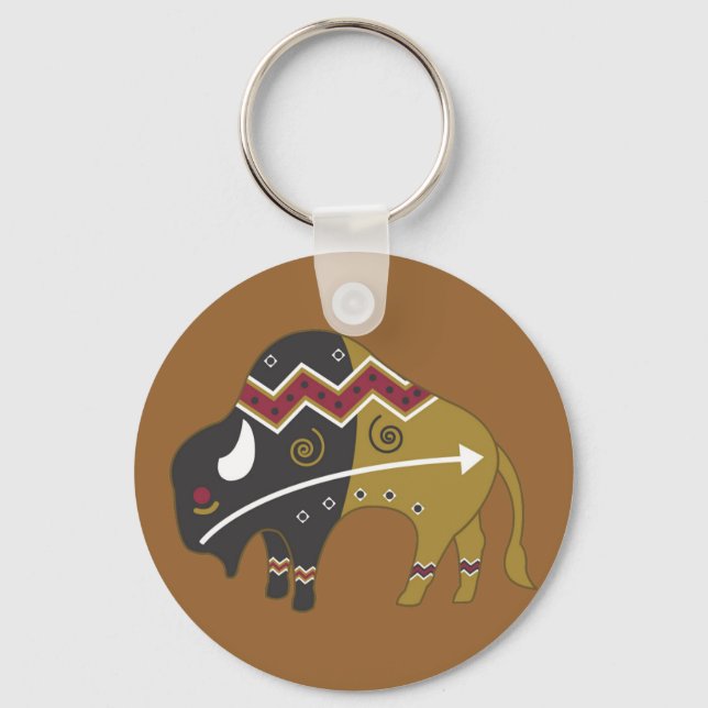 Chaveiro Buffalo Tribal (Frente)