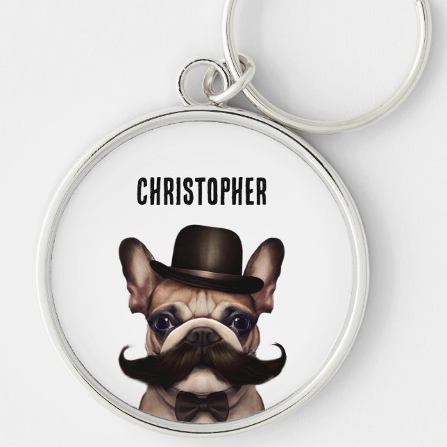 Chaveiro Buldogue Francês (Frente)