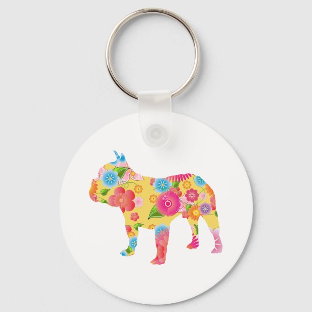 Chaveiro Buldogue Francês (Frente)