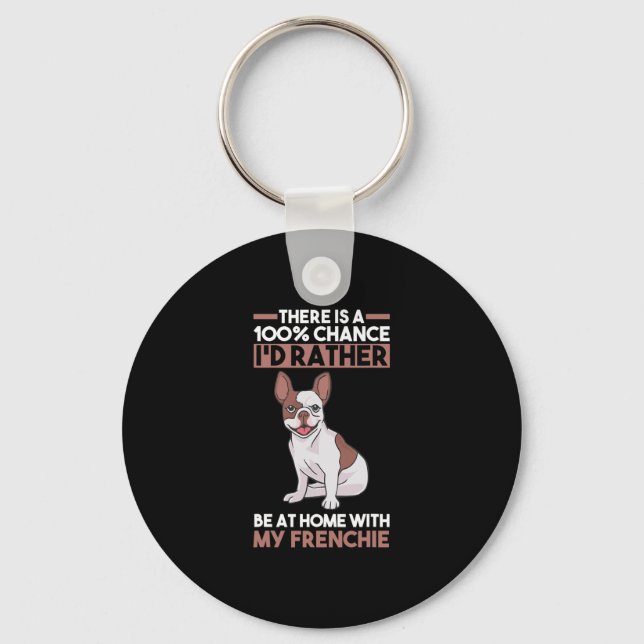 Chaveiro Buldogue Francês 1 (Frente)