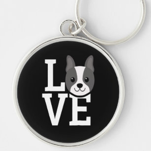 Chaveiro Buldogue Francês Amor Frenchie Good Gift Dog Lov
