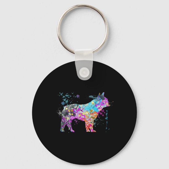 Chaveiro Buldogue Francês Lover Dog Bulls Franceses (Frente)