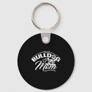 Chaveiro Buldogue Mãe Tattoos Velha Cãozinho de Inglês Mãe