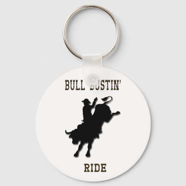 Chaveiro Bull Bustin' Ride Keychain (Frente)