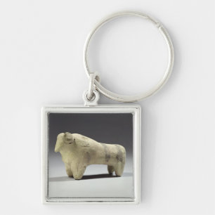 Chaveiro Bull no estilo de Ubaid, c.4000-3500 BC (terracott