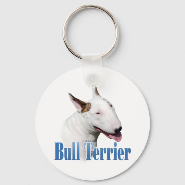 Chaveiro Bull Terrier Name (Frente)