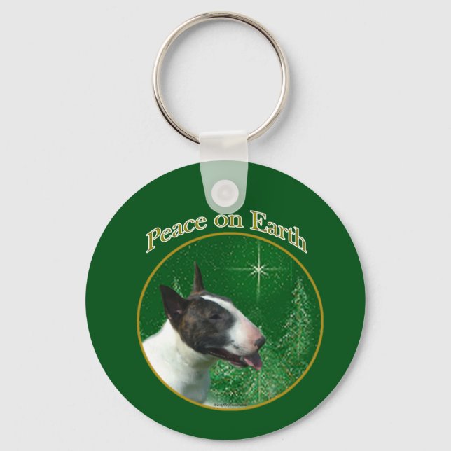 Chaveiro Bull Terrier Peace (Frente)