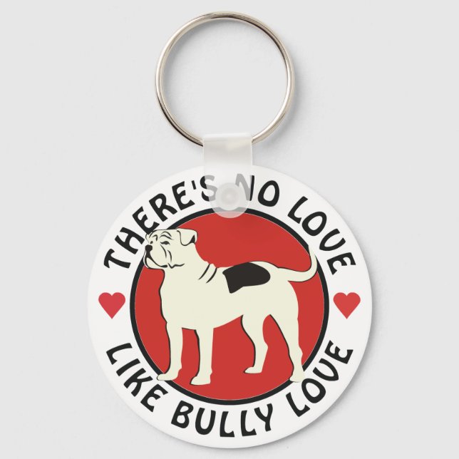 Chaveiro Bulldog Americano - Bully Love (Frente)