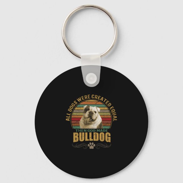 Chaveiro Bulldog criado (Frente)