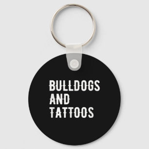 Chaveiro Bulldog E Tattoos Proprietário Do Bulldog Cão Cach