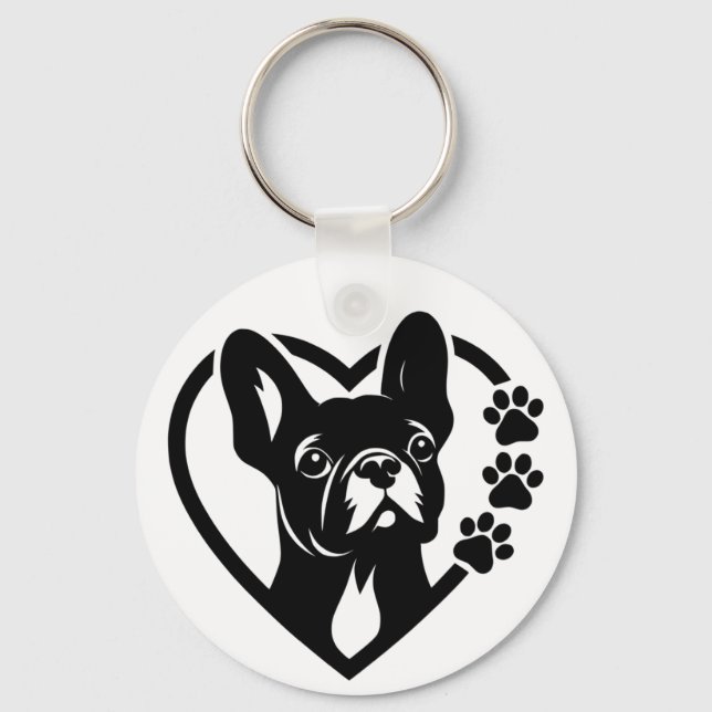 Chaveiro Bulldog Francês (Frente)