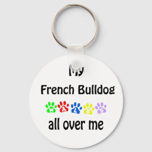 Chaveiro Bulldog francês caminha Design