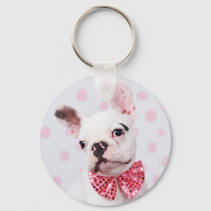 Chaveiro Bulldog Francês com Arco