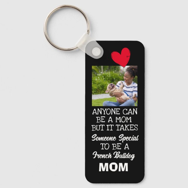 Chaveiro Bulldog Francês... Melhor Mãe Personalizada De Doi (Frente)