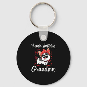 Chaveiro Bulldog Grandma Dog Proprietário do Bulldog Francê