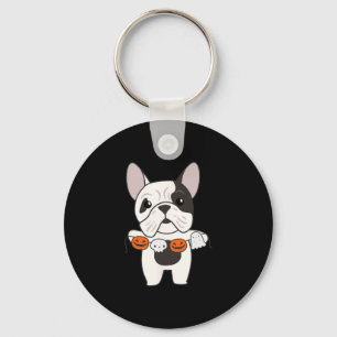 Chaveiro Bulldog Happy Halloween Pumpkin Dogs Halloween