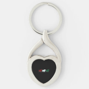 Chaveiro Bulldog Inglês Engraçado Xadrez Vermelho Natal Amo