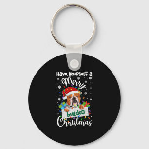 Chaveiro Bulldog Natal Bulldog Xmas Gifts Bulldog Lover