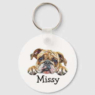 Chaveiro Bulldog Puppy Personalizado