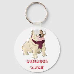 Chaveiro Bulldog Regra! Cadeia-Chave Cachorro-Cachorro Ingl