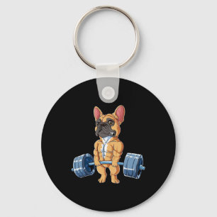 Chaveiro Bulldog Weising Fawn Deadlevantation Malhação Gym