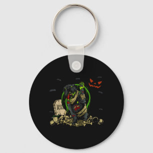 Chaveiro Bulldog Zombie Cachorro Cachorro Zumbi Engraçado H