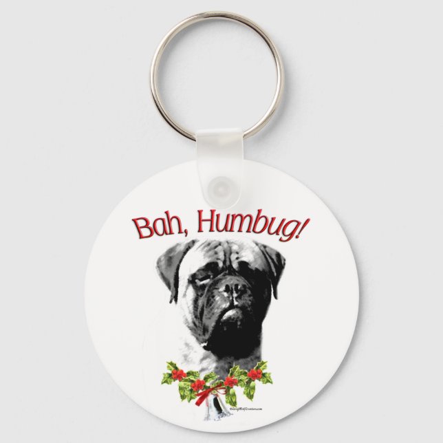 Chaveiro Bullmastiff Bah Humbug (Frente)