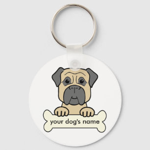 Chaveiro Bullmastiff Personalizado