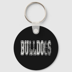 Chaveiro Bulls Mascot Distressou Vintage School Sports N