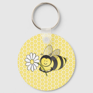 Chaveiro Bumble Bee com Daisy