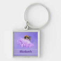 Bumble Bee Empurrada em uma Flor Rosa Personalizad