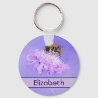 Bumble Bee Empurrada em uma Flor Rosa Personalizad