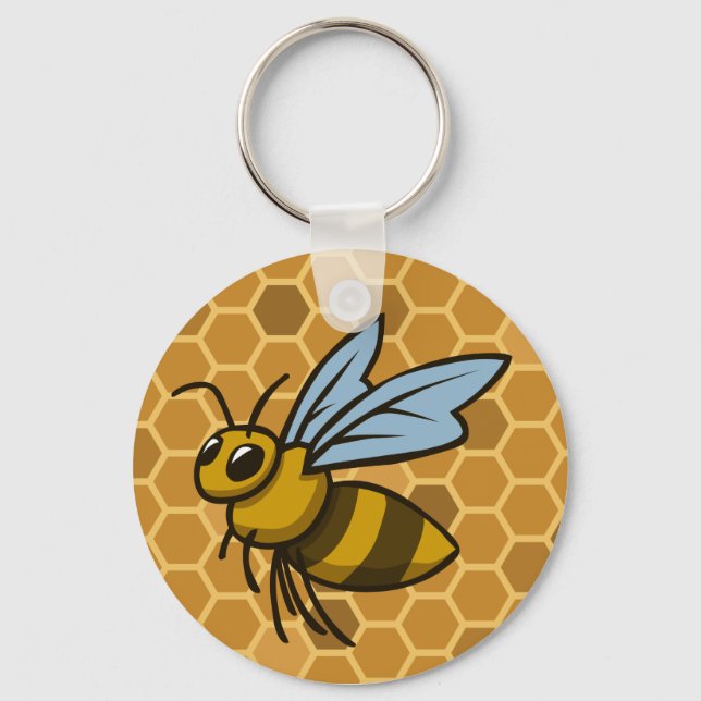 Chaveiro Bumble Bee Honeycomb (Frente)