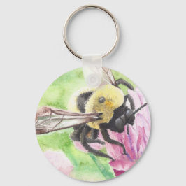 Chaveiro Bumblebee nas Flores