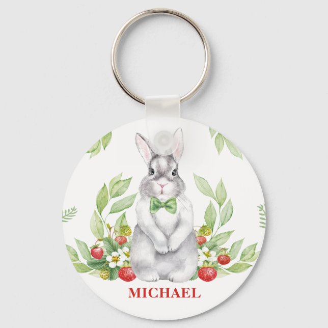 Chaveiro Bunny Boy Monogrammed (Frente)