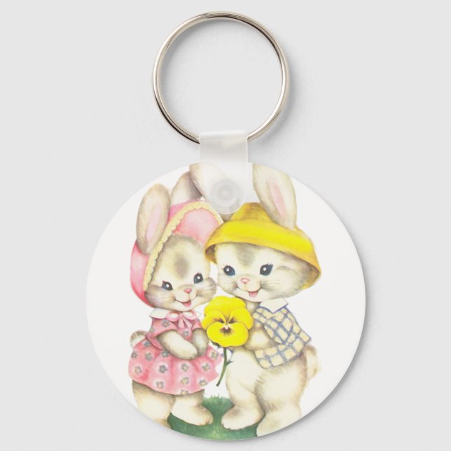 Chaveiro Bunny Girl+Boy (Frente)