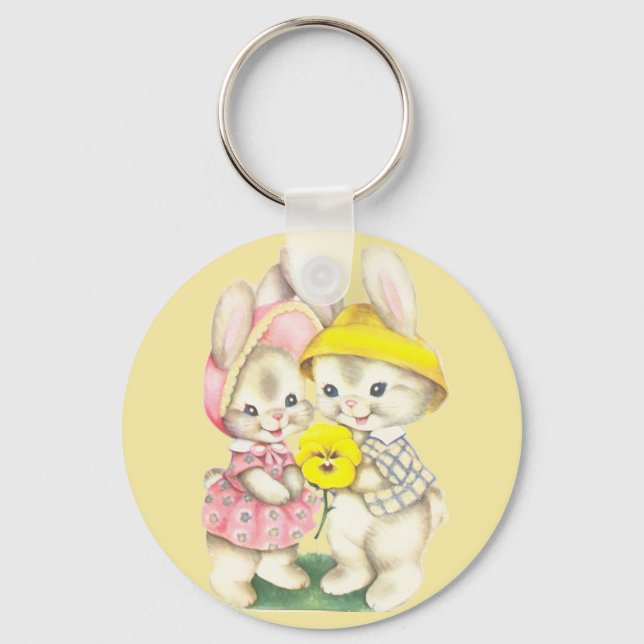 Chaveiro Bunny Girl+Boy (Frente)