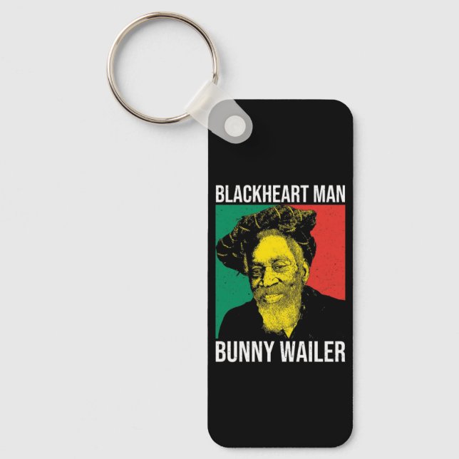 Chaveiro Bunny Wailer Reggae Legend Rasta Jamaika Roots  (Frente)