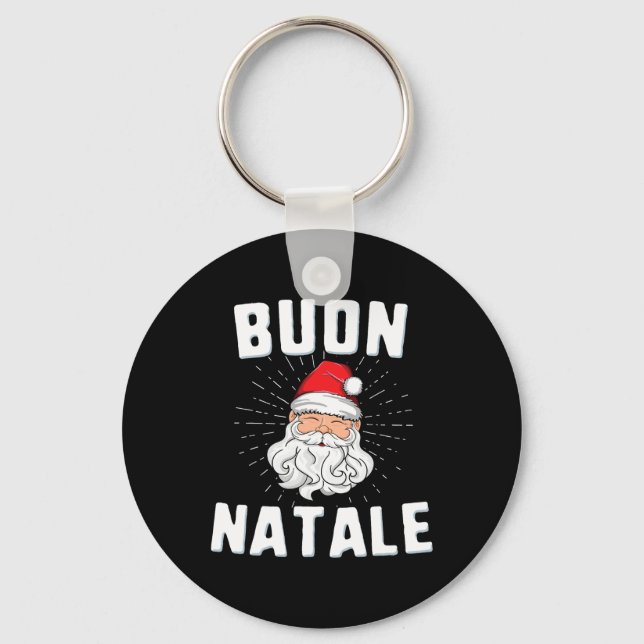 Chaveiro Buon natale christmasitaly italian papais noeis ba (Frente)